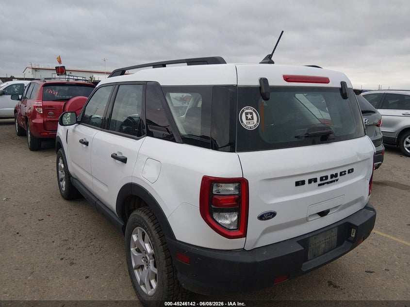 2023 Ford Bronco sport VIN 3FMCR9A65PRD37957 IAAI salvage auction — REAR END, Salvage Title, sold $12,325 on 2026-07-28 (photo 3)