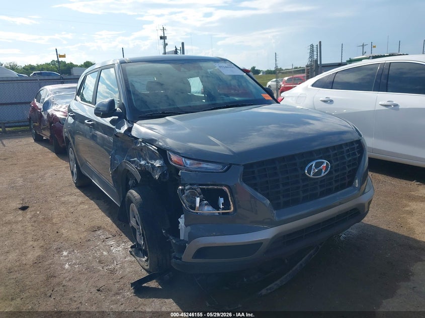 2020 Hyundai Venue VIN KMHRB8A38LU015671 IAAI salvage auction — RIGHT SIDE, Salvage Title, sold $4,100 on 2026-07-29 (photo 1)