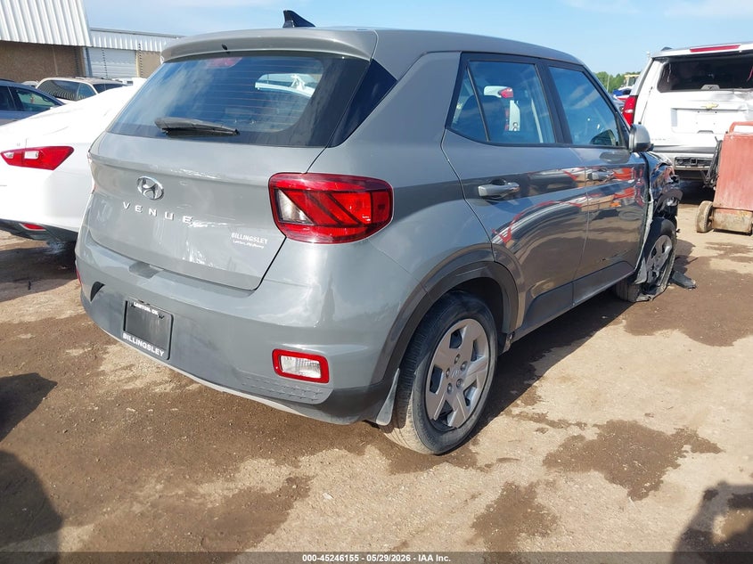 2020 Hyundai Venue VIN KMHRB8A38LU015671 IAAI salvage auction — RIGHT SIDE, Salvage Title, sold $4,100 on 2026-07-29 (photo 4)