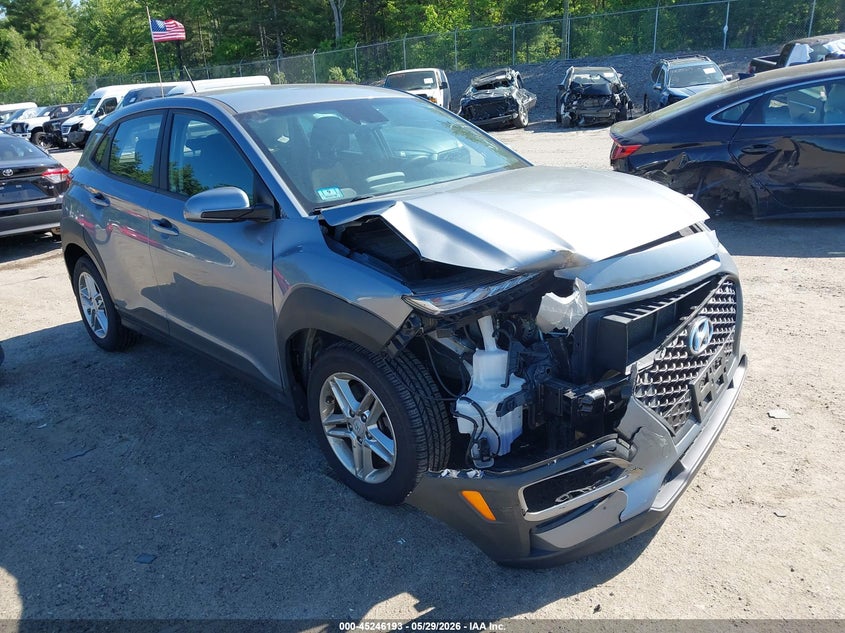 2021 Hyundai Kona VIN KM8K1CAA8MU674924 IAAI salvage auction — RIGHT FRONT, Salvage Title, sold $3,300 on 2026-07-17 (photo 1)