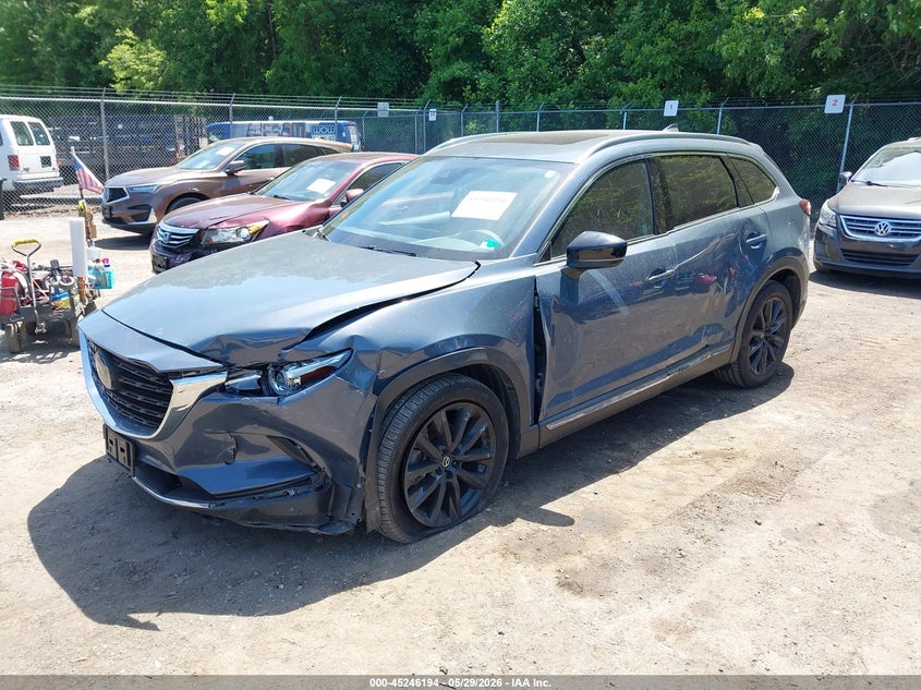 2022 Mazda Cx-9 VIN JM3TCBDY0N0625500 IAAI salvage auction — LEFT FRONT, Salvage Title, sold $9,250 on 2026-08-25 (photo 2)