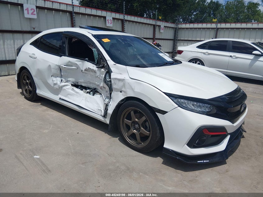 2017 Honda Civic VIN SHHFK7H86HU222254 IAAI salvage auction — RIGHT SIDE, Salvage Title, sold $2,850 on 2026-07-14 (photo 1)