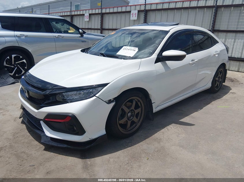 2017 Honda Civic VIN SHHFK7H86HU222254 IAAI salvage auction — RIGHT SIDE, Salvage Title, sold $2,850 on 2026-07-14 (photo 2)
