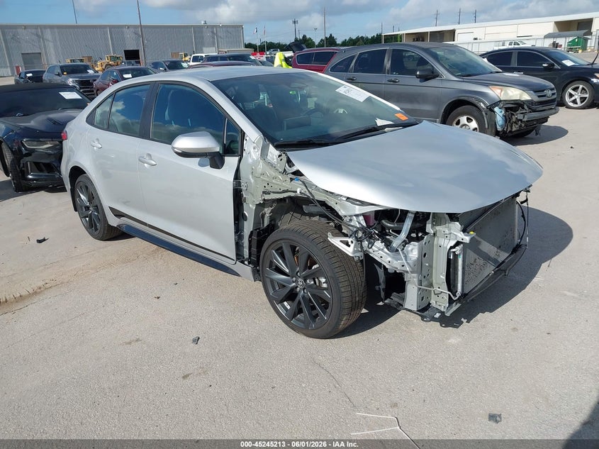 2026 Toyota Corolla VIN 5YFS4MCE9TP264436 IAAI salvage auction — FRONT END, Original (Texas), sold $10,600 on 2026-07-30 (photo 1)