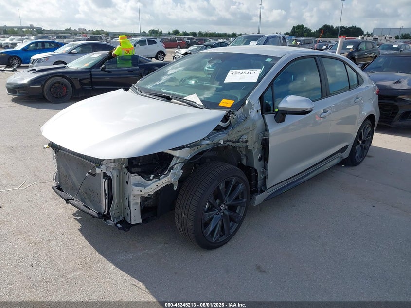 2026 Toyota Corolla VIN 5YFS4MCE9TP264436 IAAI salvage auction — FRONT END, Original (Texas), sold $10,600 on 2026-07-30 (photo 2)