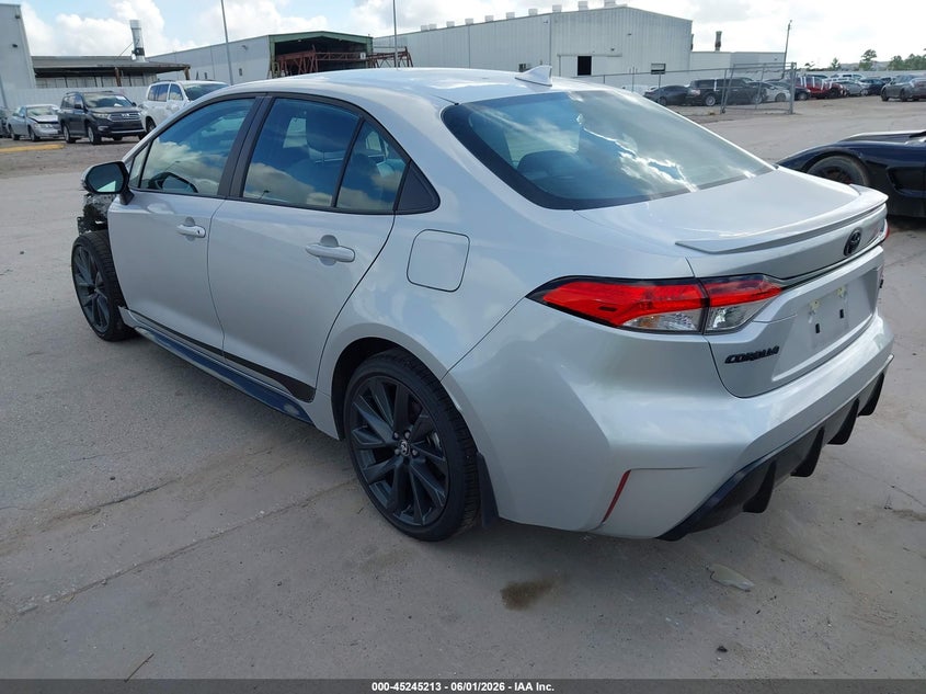 2026 Toyota Corolla VIN 5YFS4MCE9TP264436 IAAI salvage auction — FRONT END, Original (Texas), sold $10,600 on 2026-07-30 (photo 3)