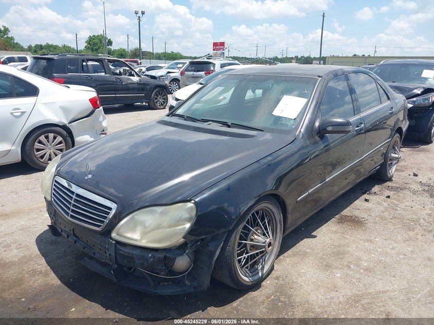 2002 Mercedes-benz S class VIN WDBNG75J12A241072 IAAI salvage auction — FRONT END, Original (Texas), sold $375 on 2026-07-15 (photo 2)