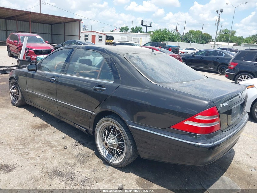 2002 Mercedes-benz S class VIN WDBNG75J12A241072 IAAI salvage auction — FRONT END, Original (Texas), sold $375 on 2026-07-15 (photo 3)