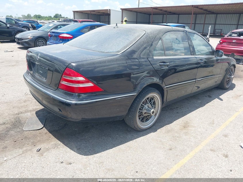 2002 Mercedes-benz S class VIN WDBNG75J12A241072 IAAI salvage auction — FRONT END, Original (Texas), sold $375 on 2026-07-15 (photo 4)