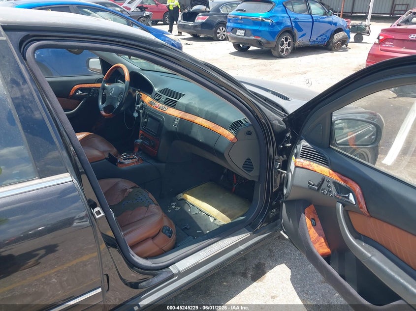 2002 Mercedes-benz S class VIN WDBNG75J12A241072 IAAI salvage auction — FRONT END, Original (Texas), sold $375 on 2026-07-15 (photo 5)