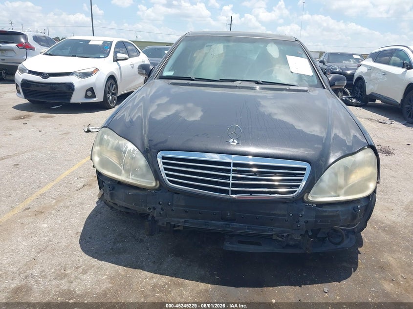 2002 Mercedes-benz S class VIN WDBNG75J12A241072 IAAI salvage auction — FRONT END, Original (Texas), sold $375 on 2026-07-15 (photo 6)