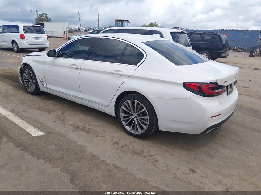2021 BMW 5er VIN WBA73BJ08MWX03510 IAAI salvage auction — FRONT END, Salvage Title, sold $19,800 on 2026-07-16 (photo 3)