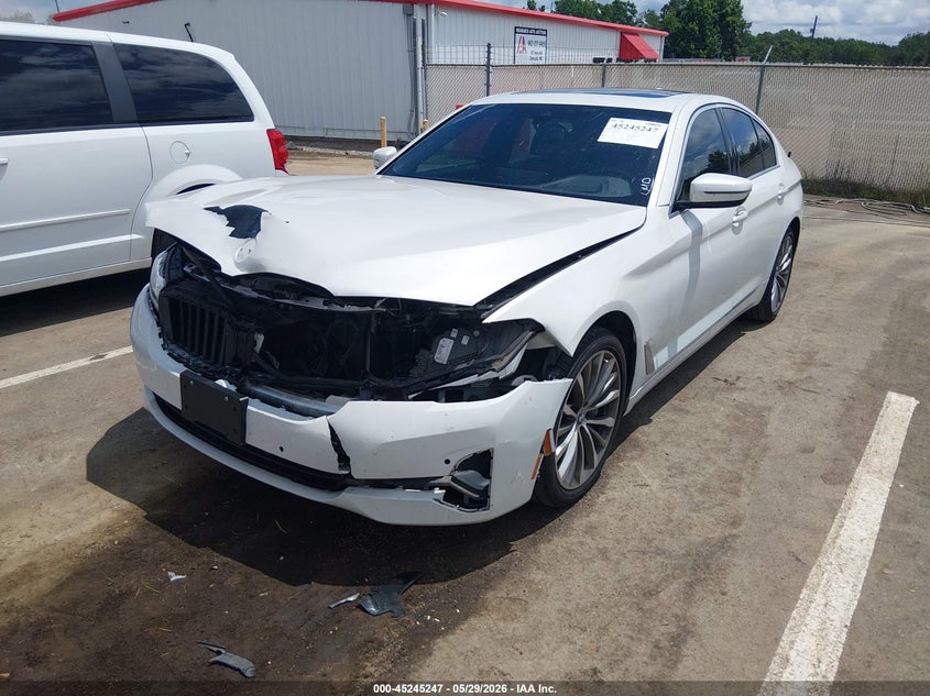 2021 BMW 5er VIN WBA73BJ08MWX03510 IAAI salvage auction — FRONT END, Salvage Title, sold $19,800 on 2026-07-16 (photo 6)