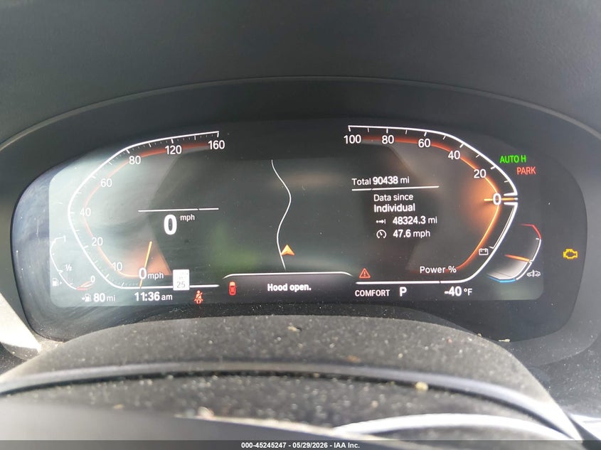 2021 BMW 5er VIN WBA73BJ08MWX03510 IAAI salvage auction — FRONT END, Salvage Title, sold $19,800 on 2026-07-16 (photo 7)