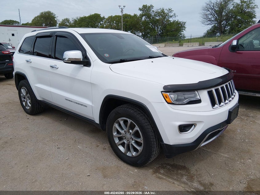 2016 Jeep Grand cherokee VIN 1C4RJFBG5GC385176 IAAI salvage auction — LEFT FRONT, Salvage Title, sold $3,200 on 2026-07-12 (photo 1)