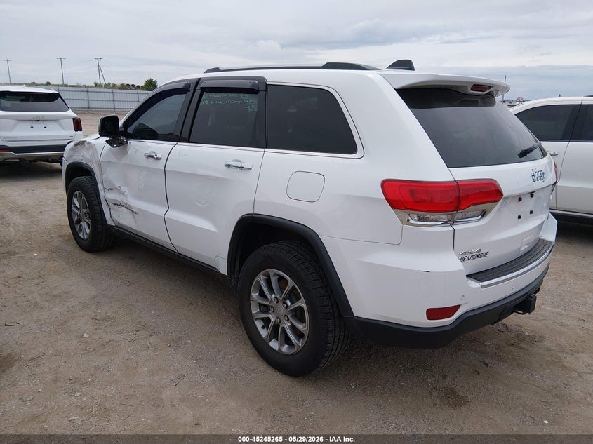 2016 Jeep Grand cherokee VIN 1C4RJFBG5GC385176 IAAI salvage auction — LEFT FRONT, Salvage Title, sold $3,200 on 2026-07-12 (photo 3)