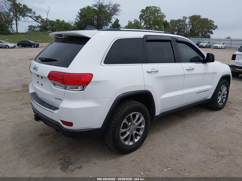 2016 Jeep Grand cherokee VIN 1C4RJFBG5GC385176 IAAI salvage auction — LEFT FRONT, Salvage Title, sold $3,200 on 2026-07-12 (photo 4)
