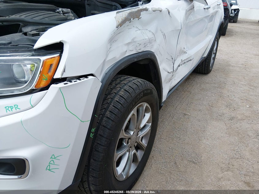 2016 Jeep Grand cherokee VIN 1C4RJFBG5GC385176 IAAI salvage auction — LEFT FRONT, Salvage Title, sold $3,200 on 2026-07-12 (photo 6)