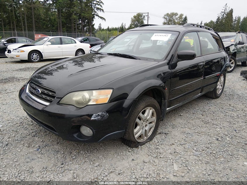 2005 Subaru Outback VIN 4S4BP62C356378523 IAAI salvage auction — REAR END, Bill Of Sale (Washington), sold $400 on 2026-07-08 (photo 2)