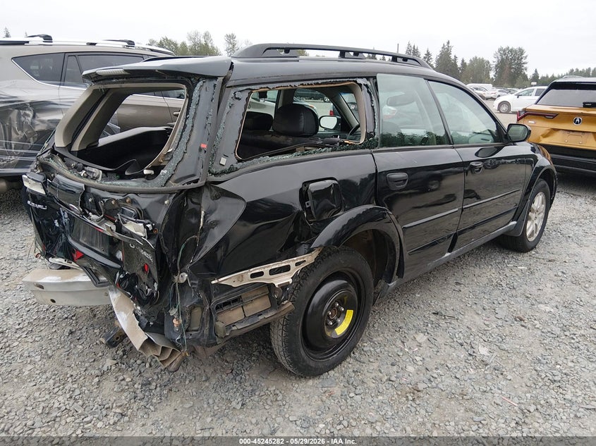 2005 Subaru Outback VIN 4S4BP62C356378523 IAAI salvage auction — REAR END, Bill Of Sale (Washington), sold $400 on 2026-07-08 (photo 4)
