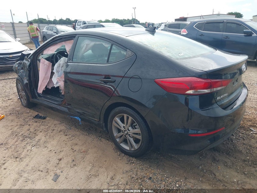 2018 Hyundai Elantra VIN 5NPD84LF7JH284216 IAAI salvage auction — SIDE, Salvage Title, sold $500 on 2026-07-28 (photo 3)