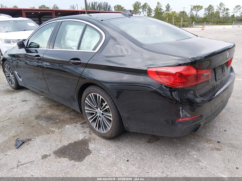 2019 BMW 5er VIN WBAJA5C57KWW13753 IAAI salvage auction — RIGHT SIDE, Salvage Title, sold $6,100 on 2026-07-20 (photo 3)