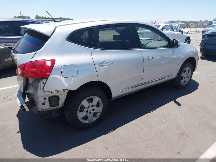2013 Nissan Rogue VIN JN8AS5MV5DW653044 IAAI salvage auction — REAR END, Salvage (North Carolina), sold $750 on 2026-07-15 (photo 4)