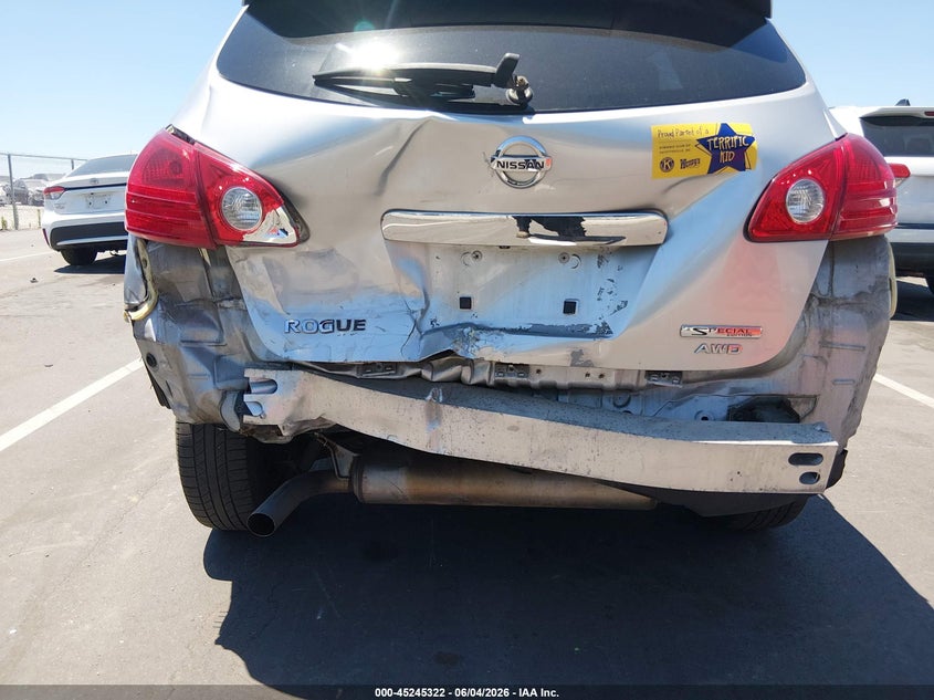 2013 Nissan Rogue VIN JN8AS5MV5DW653044 IAAI salvage auction — REAR END, Salvage (North Carolina), sold $750 on 2026-07-15 (photo 6)