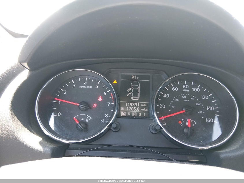 2013 Nissan Rogue VIN JN8AS5MV5DW653044 IAAI salvage auction — REAR END, Salvage (North Carolina), sold $750 on 2026-07-15 (photo 7)