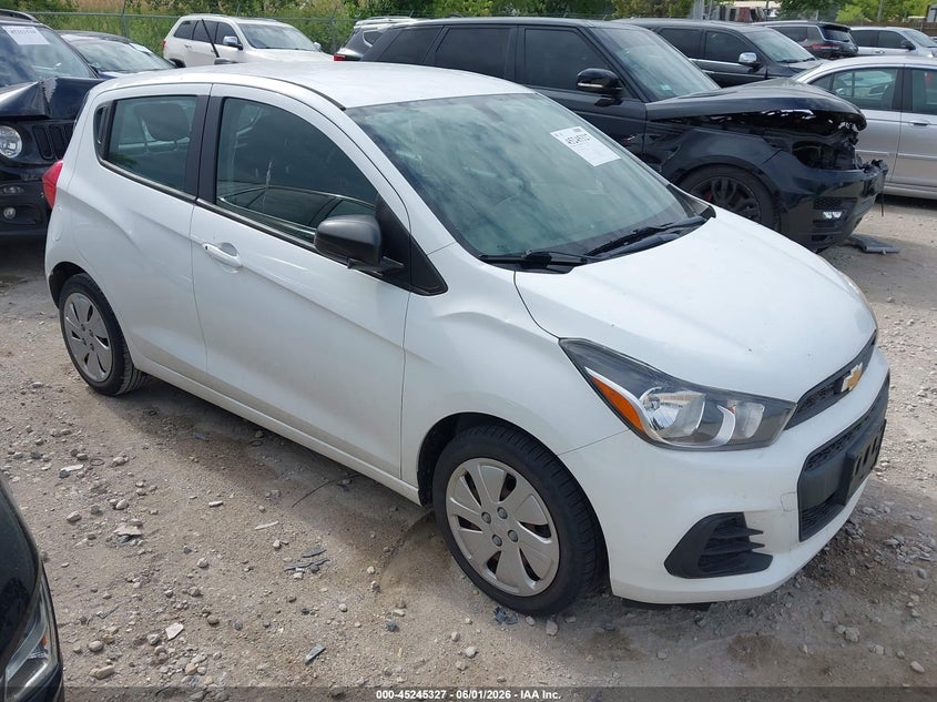 2017 Chevrolet Spark VIN KL8CB6SA3HC752598 IAAI salvage auction — HAIL, Salvage Title, sold $1,000 on 2026-07-21 (photo 1)