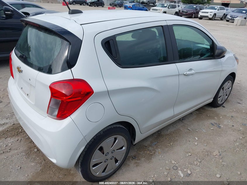 2017 Chevrolet Spark VIN KL8CB6SA3HC752598 IAAI salvage auction — HAIL, Salvage Title, sold $1,000 on 2026-07-21 (photo 4)
