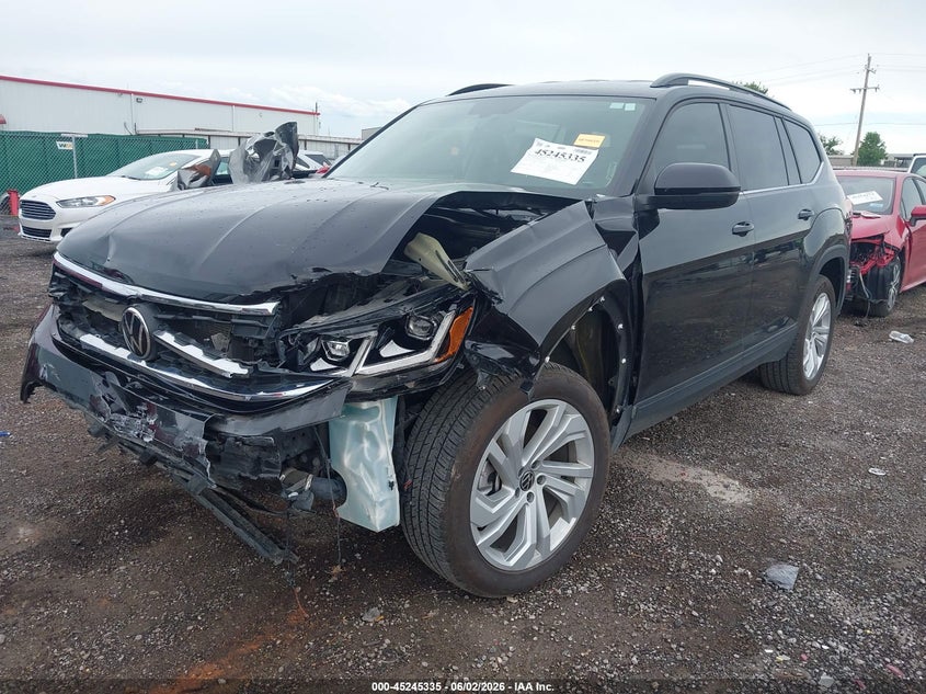 2022 Volkswagen Atlas VIN 1V2WP2CA1NC526504 IAAI salvage auction — FRONT END, Salvage Title, sold $2,050 on 2026-10-22 (photo 2)