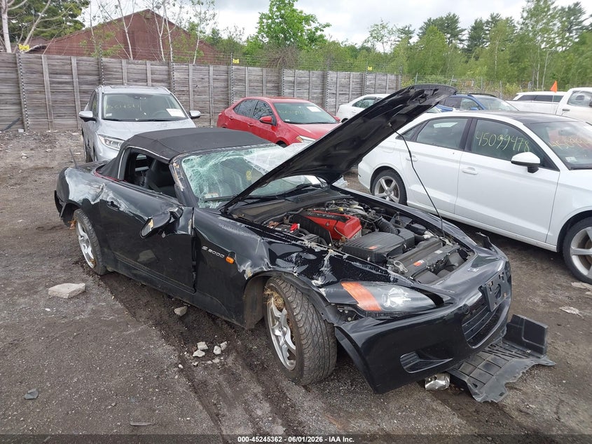 2001 Honda S2000 VIN JHMAP11411T006038 IAAI salvage auction — ALL OVER, Clear (Massachusetts), sold $5,100 on 2026-07-16 (photo 6)