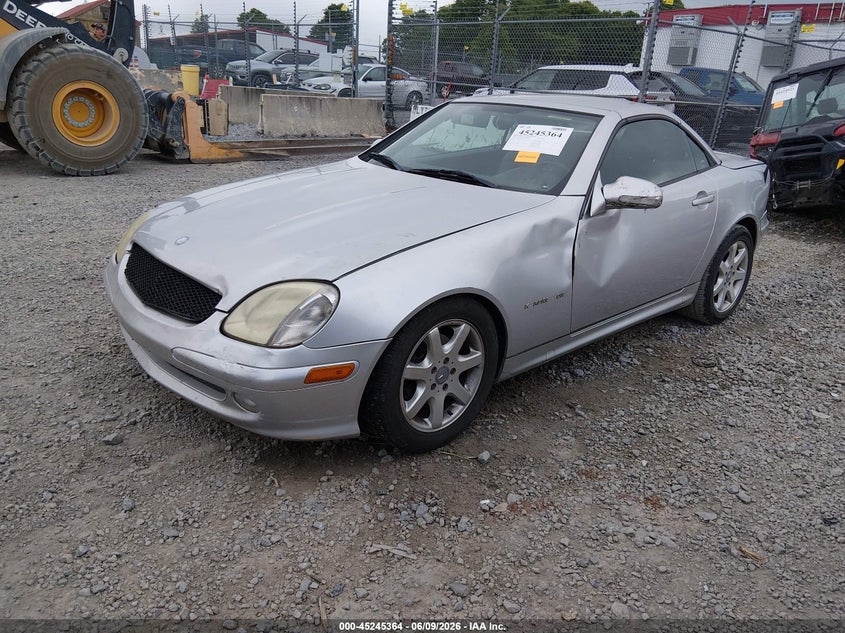 2003 Mercedes-benz Slk-klasse VIN WDBKK49F93F274542 IAAI salvage auction — LEFT SIDE, Salvage (West Virginia), sold $150 on 2026-07-22 (photo 2)