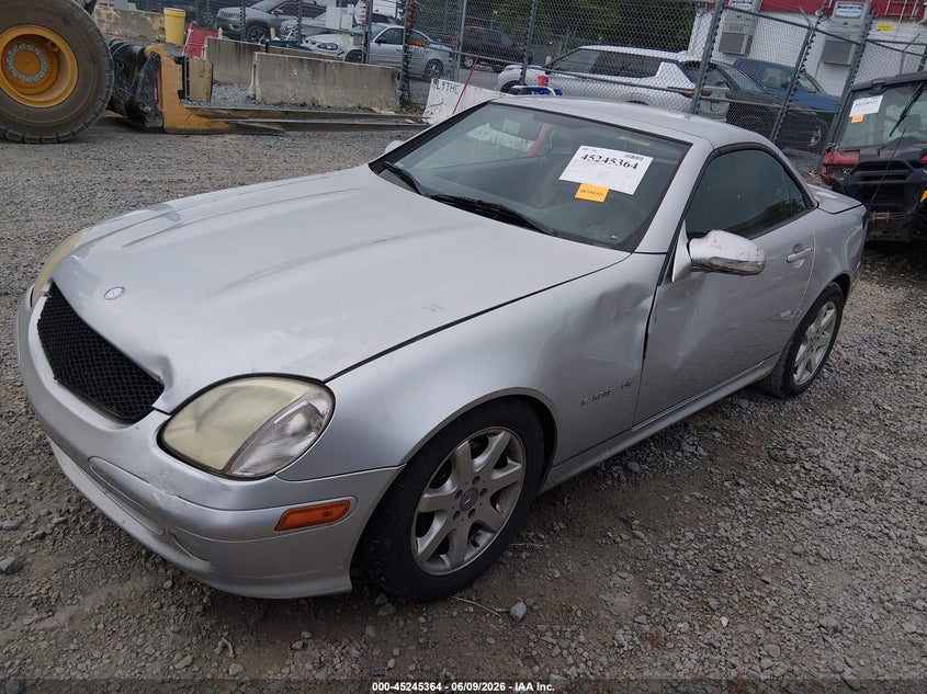 2003 Mercedes-benz Slk-klasse VIN WDBKK49F93F274542 IAAI salvage auction — LEFT SIDE, Salvage (West Virginia), sold $150 on 2026-07-22 (photo 6)