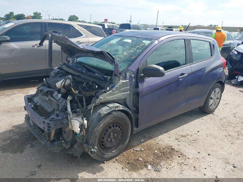 2017 Chevrolet Spark VIN KL8CB6SA5HC820870 IAAI salvage auction — FRONT END, Salvage Title, sold $350 on 2026-07-15 (photo 2)
