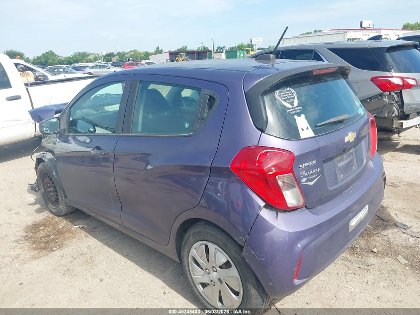 2017 Chevrolet Spark VIN KL8CB6SA5HC820870 IAAI salvage auction — FRONT END, Salvage Title, sold $350 on 2026-07-15 (photo 3)