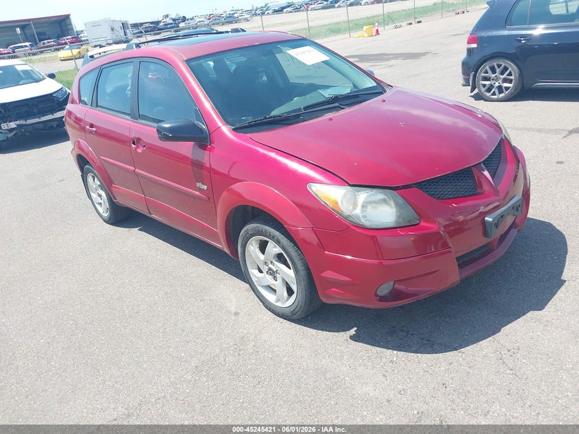 2003 Pontiac Vibe VIN 5Y2SM62813Z449612 IAAI salvage auction — RIGHT SIDE, Prior Salvage (Minnesota), sold $375 on 2026-07-13 (photo 1)