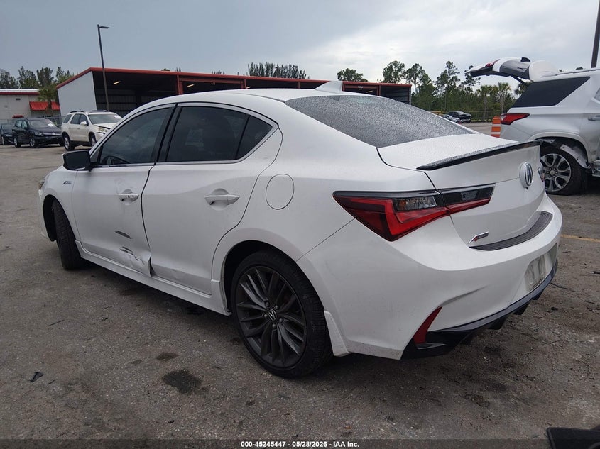 2019 Acura Ilx VIN 19UDE2F80KA003023 IAAI salvage auction — UNKNOWN, Rebuildable (Florida), sold $7,000 on 2026-07-13 (photo 3)