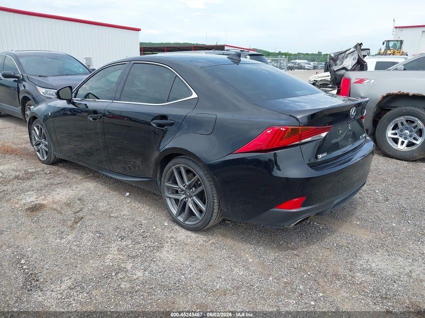 2018 Lexus Is VIN JTHBA1D22J5065457 IAAI salvage auction — HAIL, Clear (Oklahoma), sold $7,300 on 2026-07-14 (photo 3)