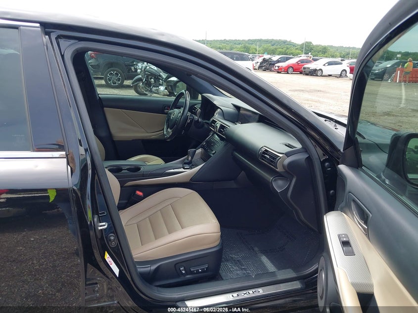 2018 Lexus Is VIN JTHBA1D22J5065457 IAAI salvage auction — HAIL, Clear (Oklahoma), sold $7,300 on 2026-07-14 (photo 5)