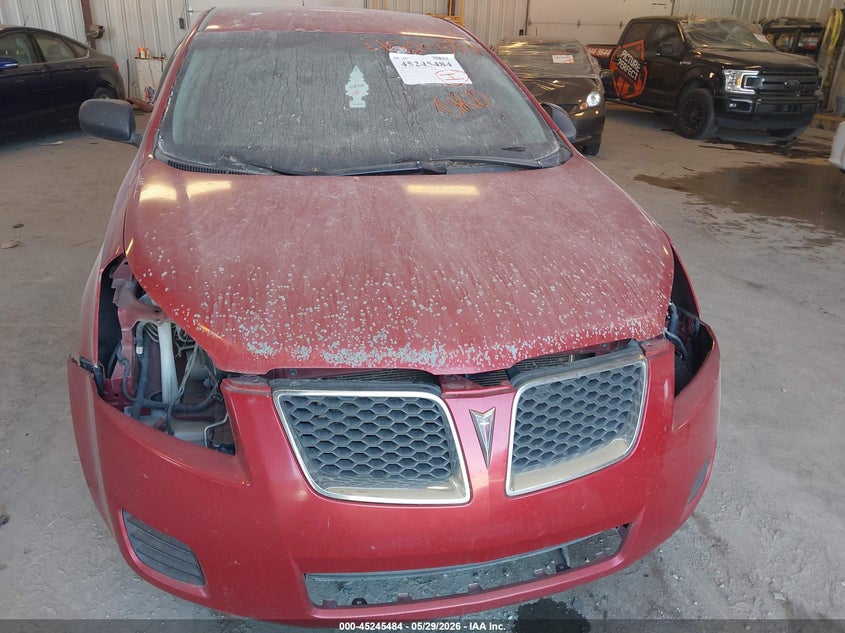 2009 Pontiac Vibe VIN 5Y2SP67819Z436478 IAAI salvage auction — FRONT END, Clear (Florida), sold $325 on 2026-07-07 (photo 6)