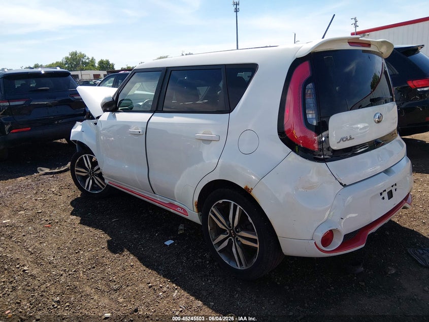 2014 Kia Soul VIN KNDJP3A57E7025407 IAAI salvage auction — FRONT END, Salvage Title, sold $375 on 2026-07-15 (photo 3)