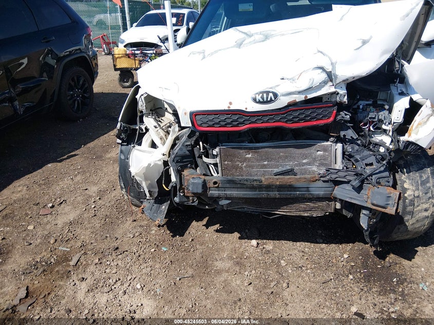 2014 Kia Soul VIN KNDJP3A57E7025407 IAAI salvage auction — FRONT END, Salvage Title, sold $375 on 2026-07-15 (photo 6)