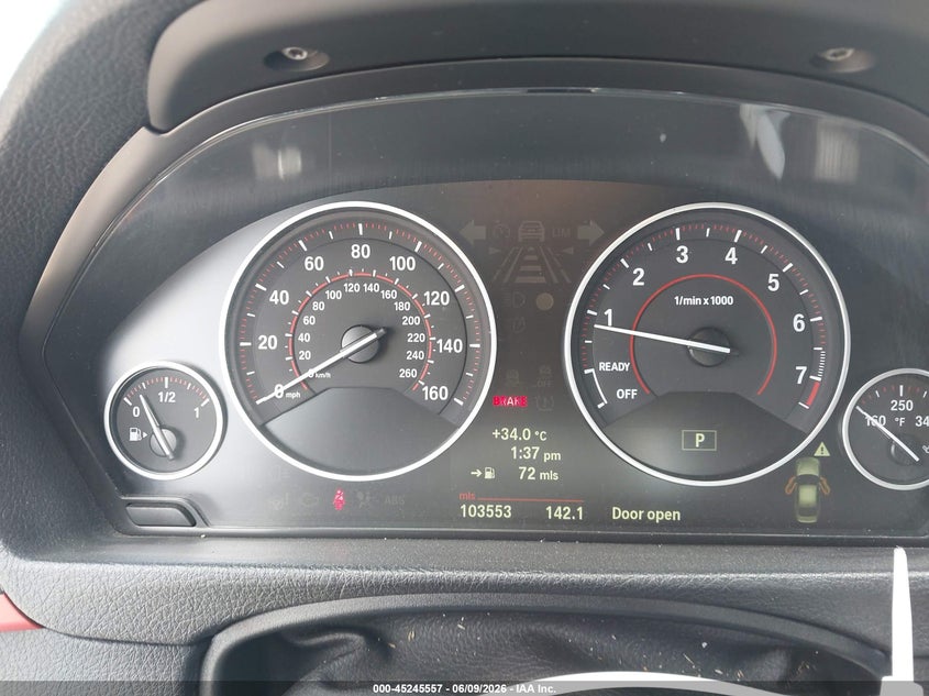 2013 BMW 3er VIN WBA3C1G53DNR44506 IAAI salvage auction — RIGHT SIDE, Salvage (Texas), sold $2,350 on 2026-07-28 (photo 7)