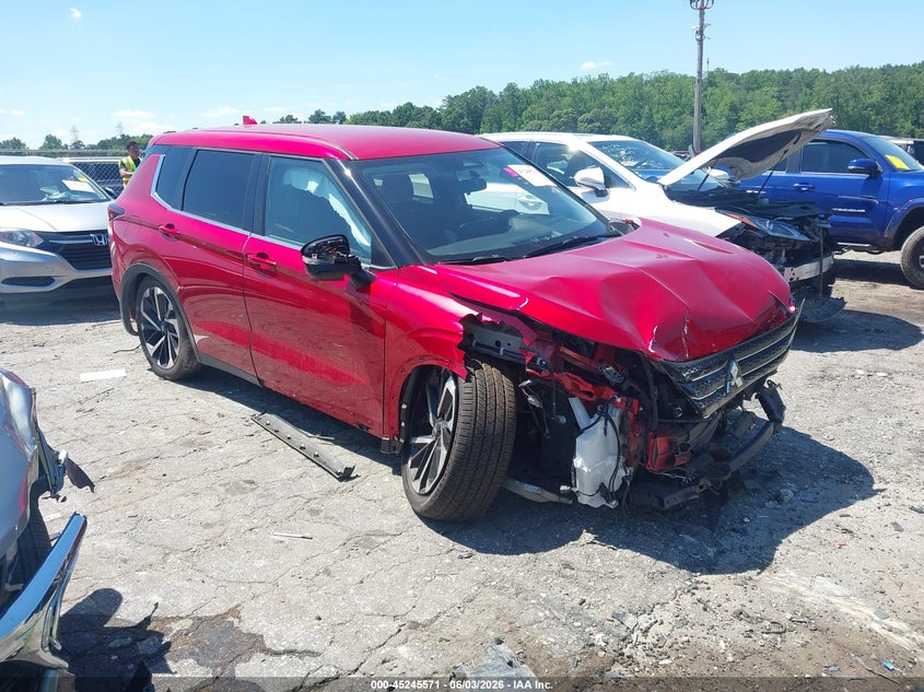 2024 Mitsubishi Outlander VIN JA4J3VA85RZ042020 IAAI salvage auction — FRONT & REAR, Bill Of Sale (Georgia), sold $25 on 2026-07-22 (photo 1)