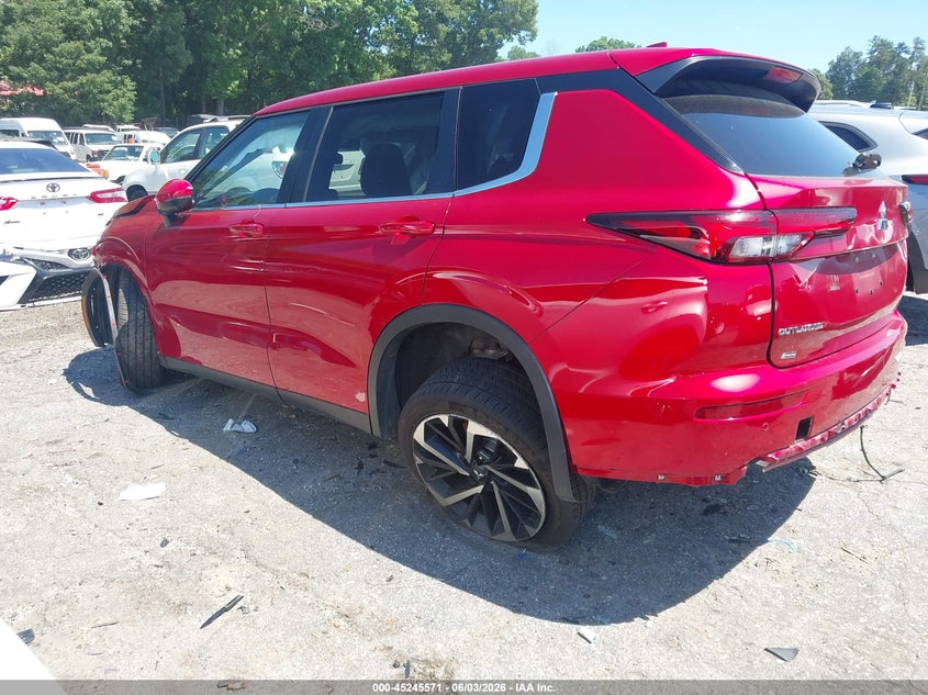 2024 Mitsubishi Outlander VIN JA4J3VA85RZ042020 IAAI salvage auction — FRONT & REAR, Bill Of Sale (Georgia), sold $25 on 2026-07-22 (photo 3)