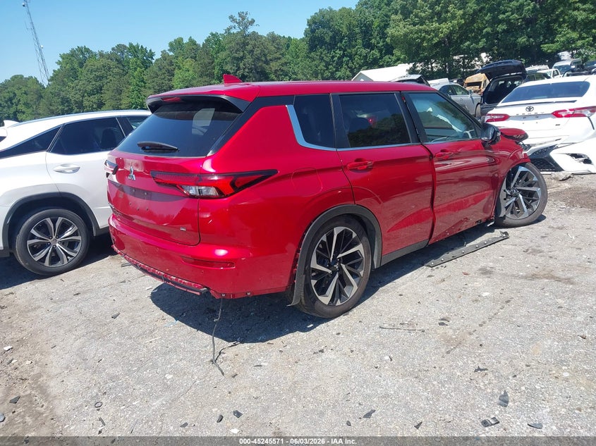 2024 Mitsubishi Outlander VIN JA4J3VA85RZ042020 IAAI salvage auction — FRONT & REAR, Bill Of Sale (Georgia), sold $25 on 2026-07-22 (photo 4)