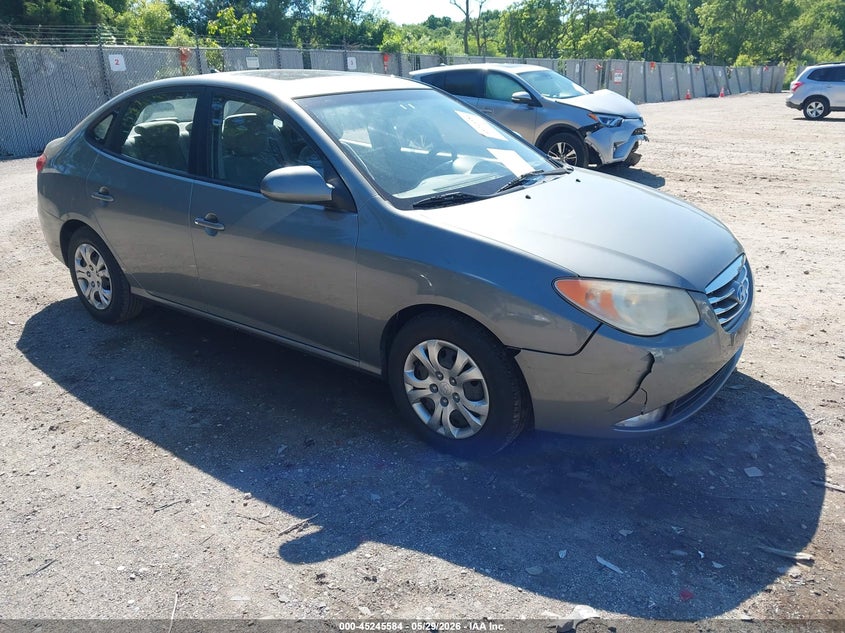 2010 Hyundai Elantra VIN KMHDU4AD1AU082163 IAAI salvage auction — LEFT REAR, Salvage (New Jersey), sold $300 on 2026-07-07 (photo 1)