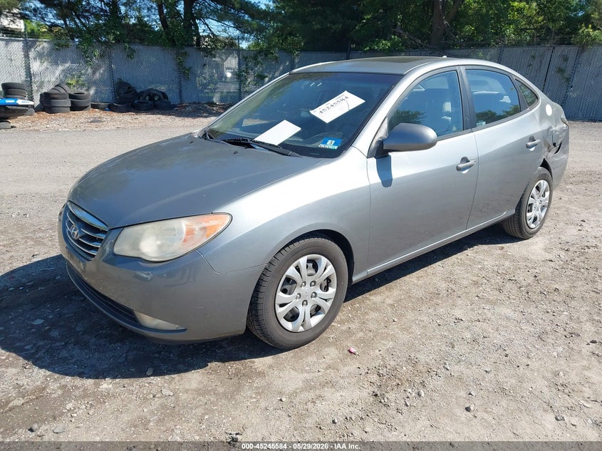 2010 Hyundai Elantra VIN KMHDU4AD1AU082163 IAAI salvage auction — LEFT REAR, Salvage (New Jersey), sold $300 on 2026-07-07 (photo 2)